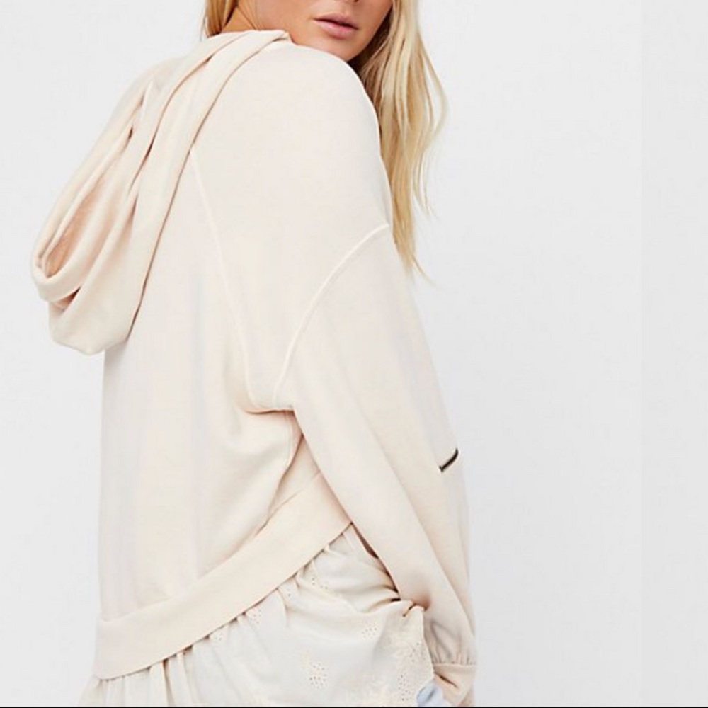 FREE PEOPLE Sweet Street Hoodie NWT - Picture 4 of 5